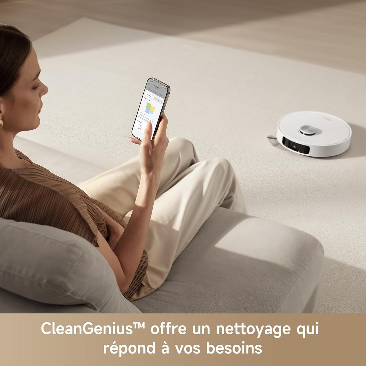 DREAME L10s Ultra Gen 2 Robot Aspirateur Laveur 10 000 Pa, Technologie MopExtend RoboSwing, Base Entièrement Automatique, Mode Animaux, 32 réglages de niveau d'eau, Système de lavage des sols DuoScrub