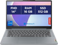 Lenovo IdeaPad Slim 3 14IRH8 - Ordinateur Portable 14'' FHD (Intel Core i7-13620H  RAM 16Go  SSD 512Go  Intel UHD Graphics  Windows 11 Home) Clavier AZERTY Fran?ais - Gris