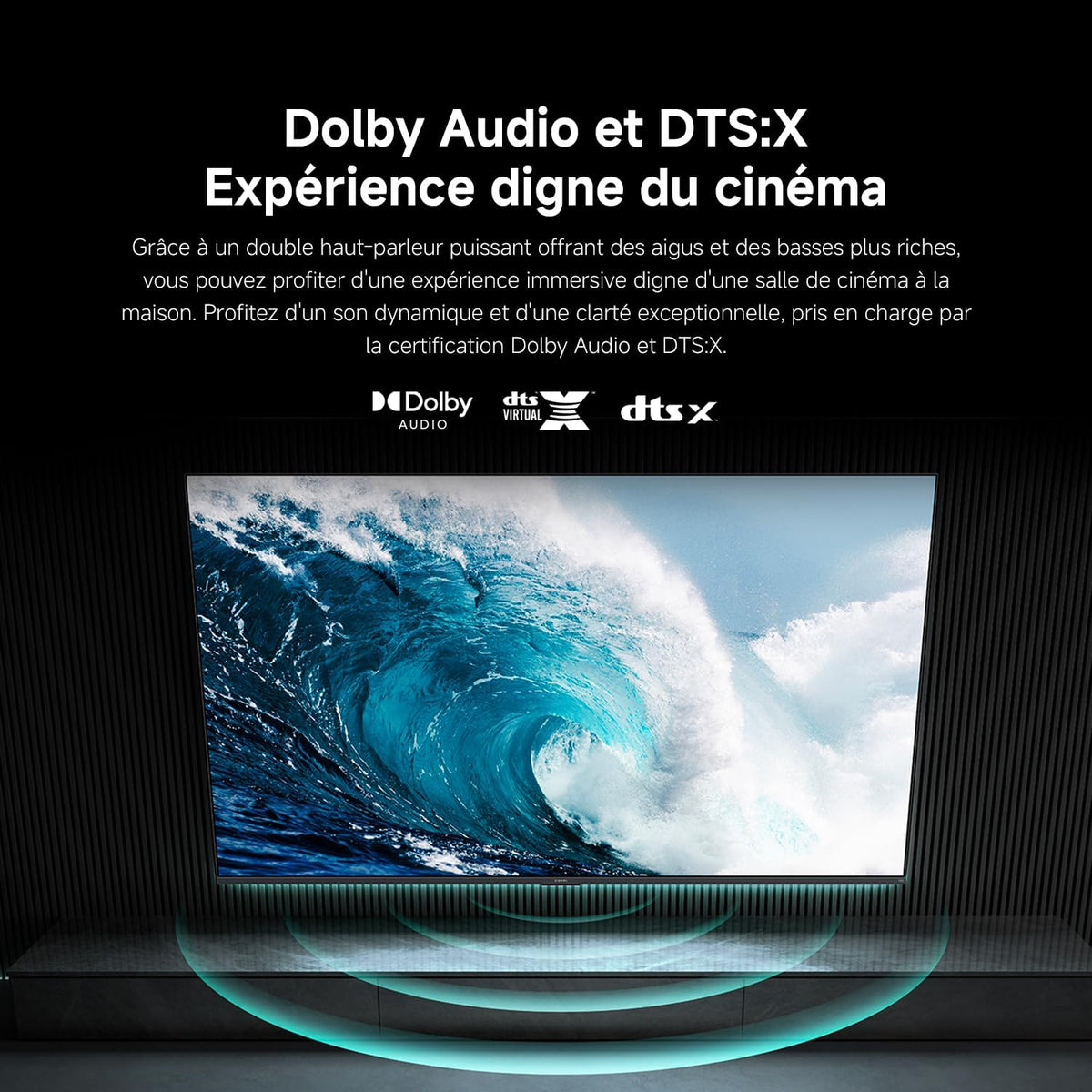 Xiaomi TV F 50  127 cm (50 Pouces)  4K UHD  Smart TV  Fire TV  Contr?le Vocal Alexa  HDR10  MEMC  Mode Game Boost 120Hz  2Go+32Go  Compatible avec AirPlay