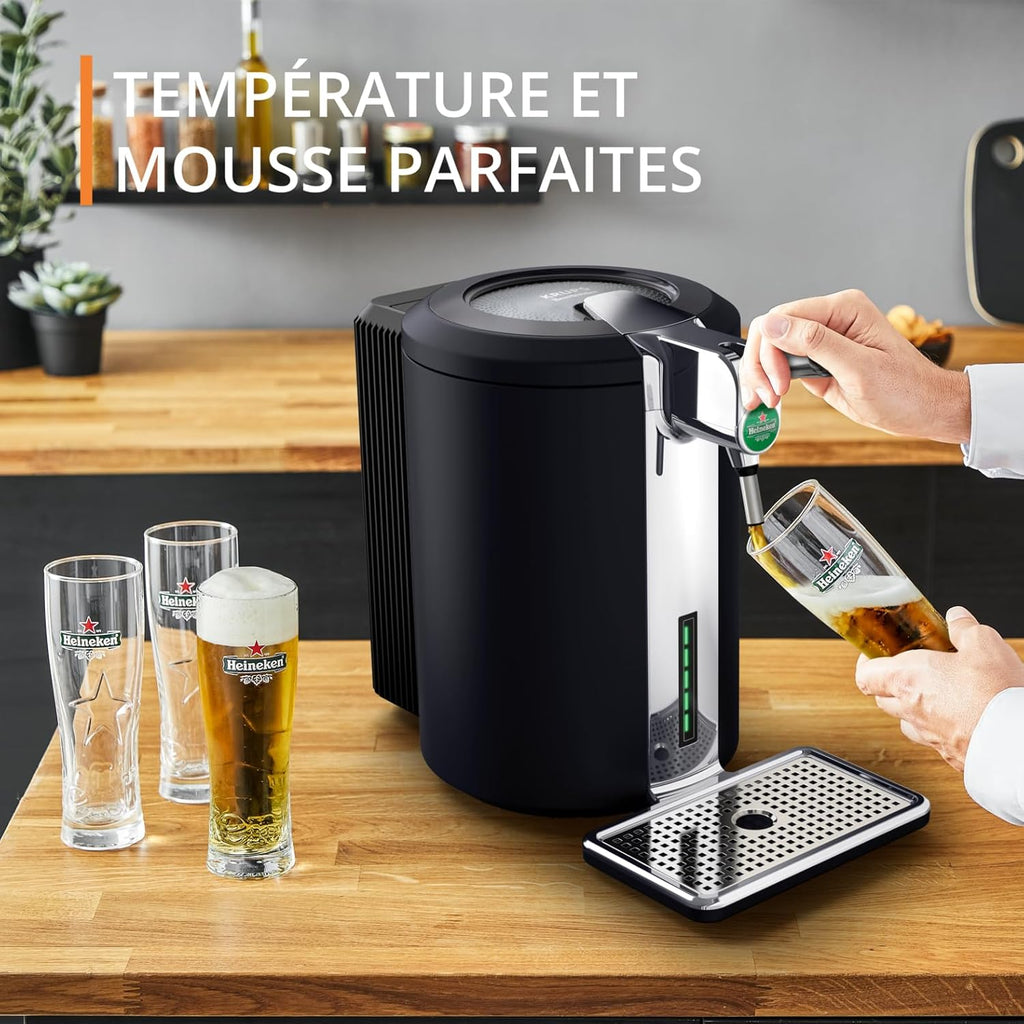 Krups Beertender Compact Ultimate  machine à bière pression  Mousse et température parfaites  F?ts 5 L  YY5603FD