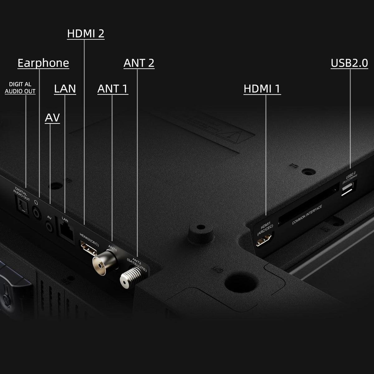 CHIQ L32QM9G 32 Pouces (80 cm) FHD Smart Téléviseur  QLED  HDR10  Google TV  Google Assistant  Tuner Triple  Dolby Audio  DBX-TV  Chromecast intégré  HDMI  USB  sans Cadre en Métal  Noir