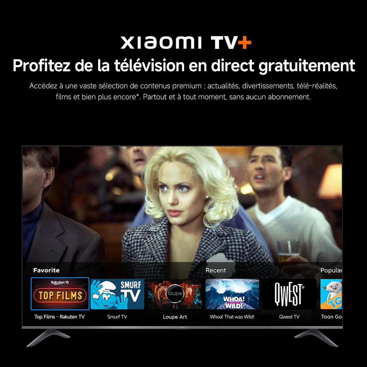 Xiaomi TV F Pro 32, 81 cm (32 Pouces), QLED, Smart TV, Fire OS7, Contr?le Vocal Alexa, Dolby Audio?, DTS Virtual:X, DTS-HD, Compatible avec Apple AirPlay
