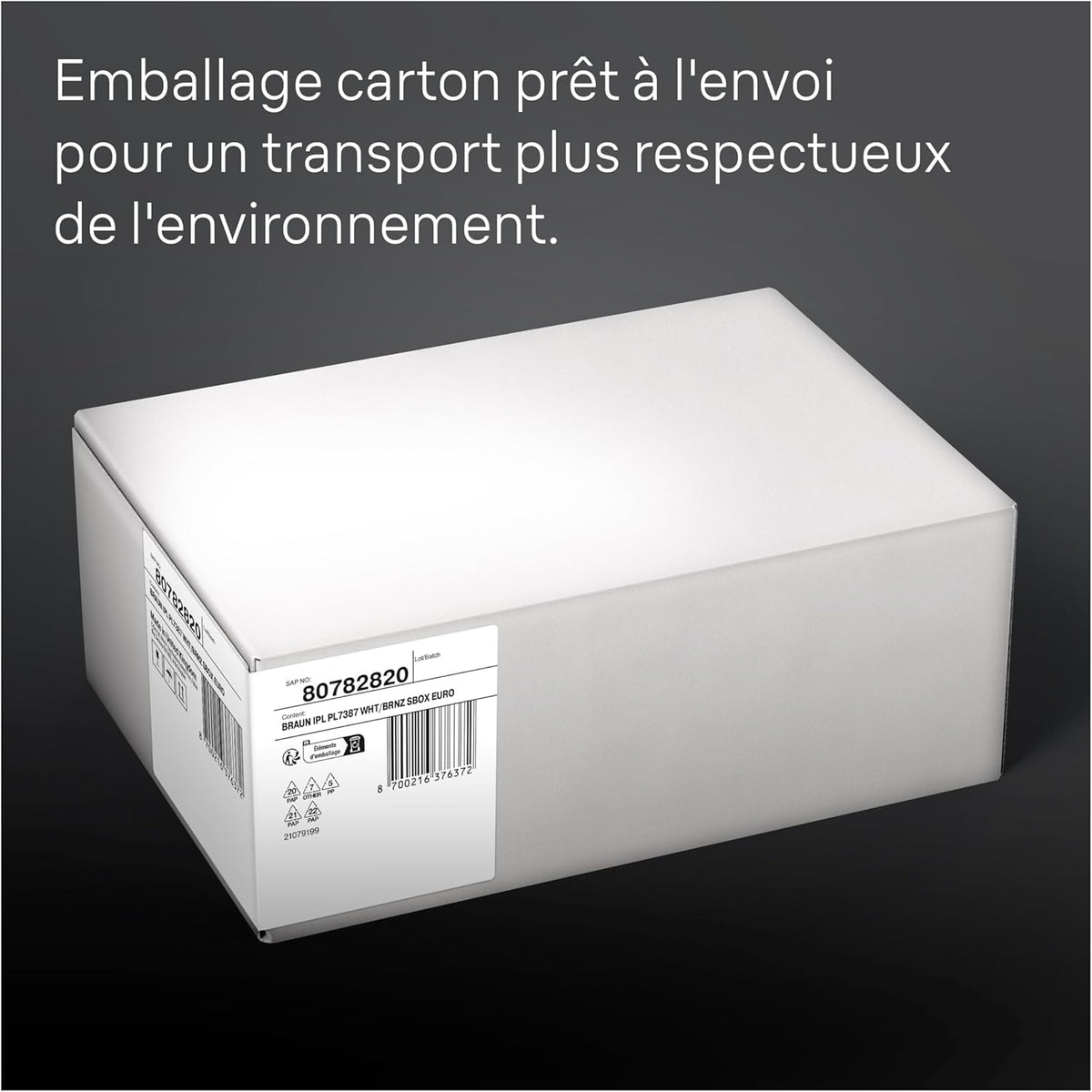 Braun épilateur à Lumière Pulsée Intelligent Skin i·expert PL7387, épilation à Domicile, Alternative Au , Avec Appli, Rasoir Venus, 4 Têtes Intelligentes Pour épiler Jambes, Visage et Plus
