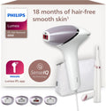 Philips Lumea série 8000, épilateur à lumière pulsée, alternative à l'épilation , technologie SenseIQ, 4 accessoires pour corps, visage, maillot, aisselles, tondeuse-stylo compact, BRI949/00
