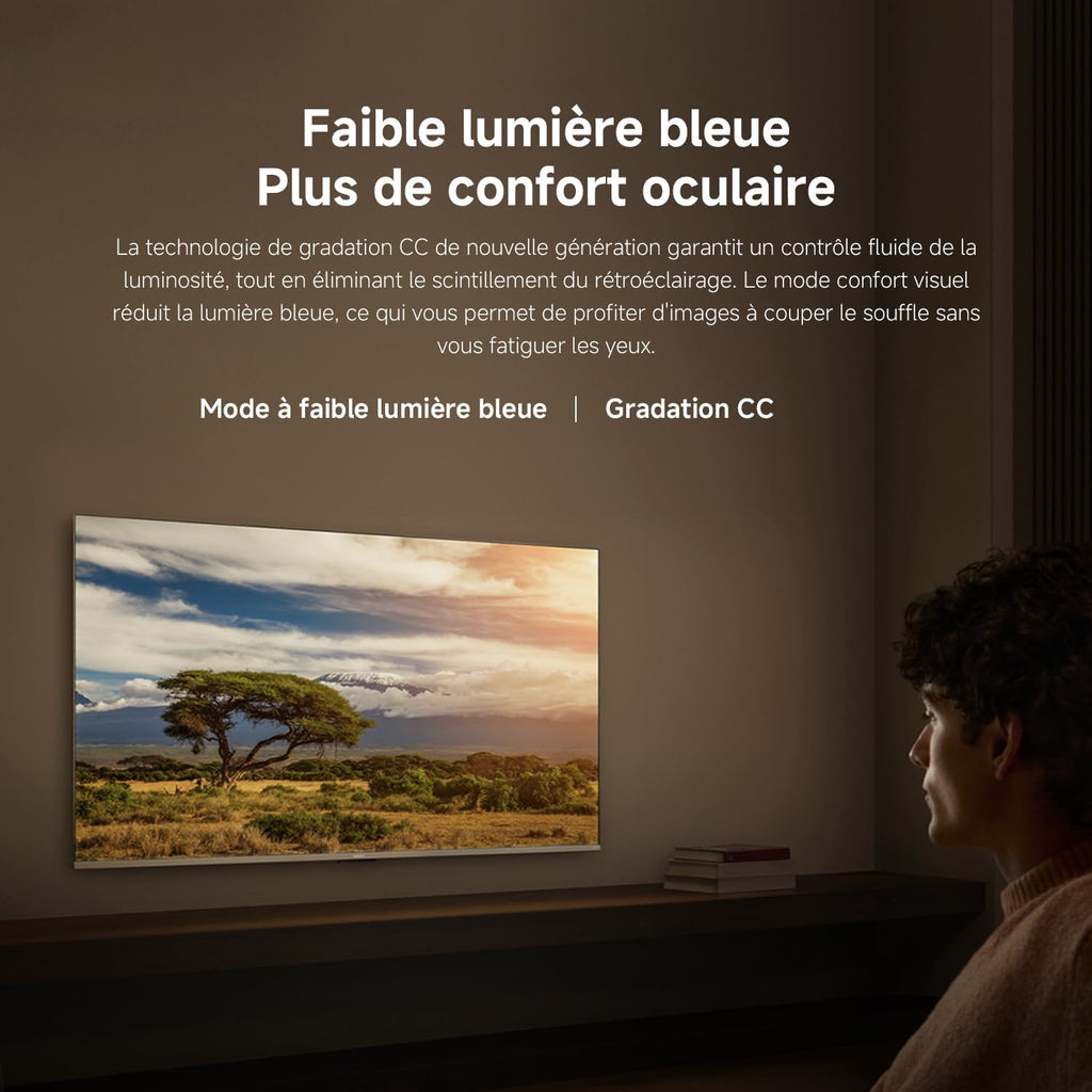 Xiaomi TV F 50  127 cm (50 Pouces)  4K UHD  Smart TV  Fire TV  Contr?le Vocal Alexa  HDR10  MEMC  Mode Game Boost 120Hz  2Go+32Go  Compatible avec AirPlay