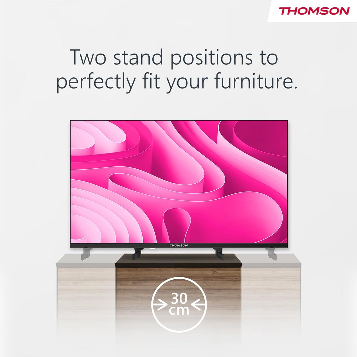 THOMSON 24 Pouces (60 cm) LED HD Easy TV - Non Smart - Hotel Mode  USB  HDMI  Triple-Tuner (Cable/Satellite/Antenne)  AV in  CI+  A+ Panneau - 24HD2S13