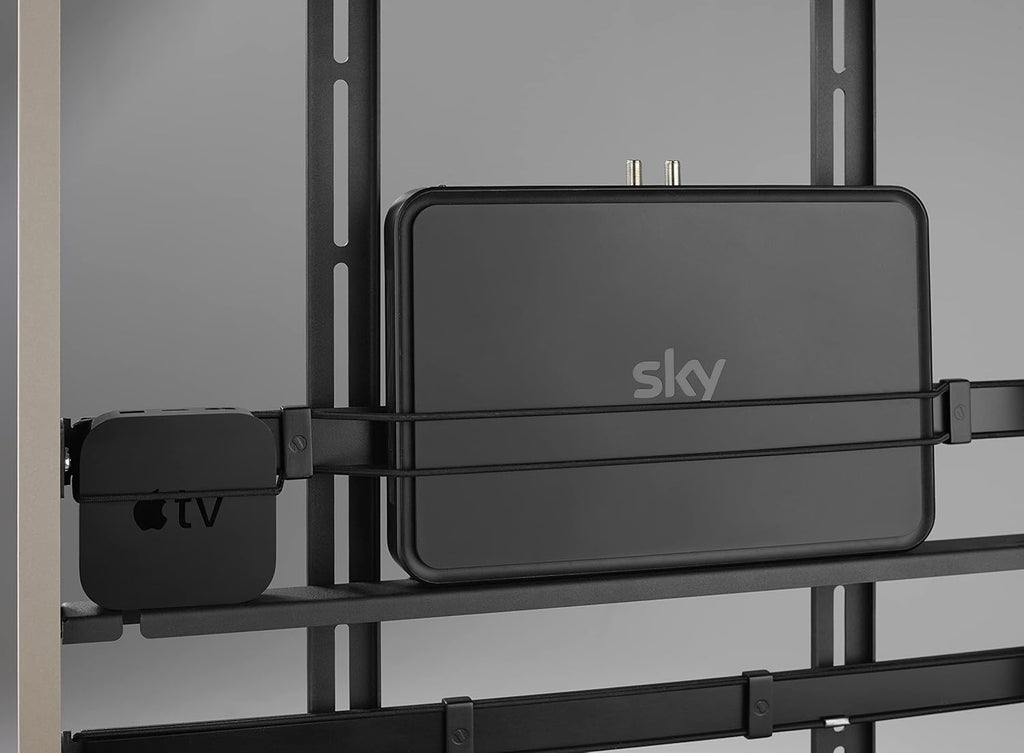 Support TV universel Falcon de One For All – écran de 32 à 70 pouces – Tous types de téléviseurs – VESA 400 x 400 – Dispositif de fixation pour barre de son intégré – Design élégant – WM7842