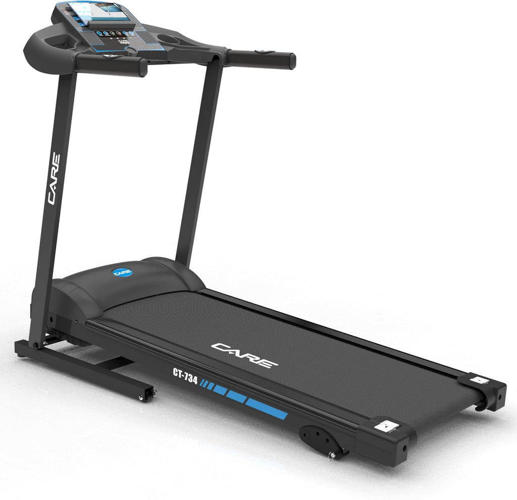 Care Fitness - Tapis de Course connecté -Pliable-Vitesse maximale 14 Km/h- Tapis de Marche électrique Inclinable et Pliable - 12 programmes d’entra?nements -3 inclinaisons