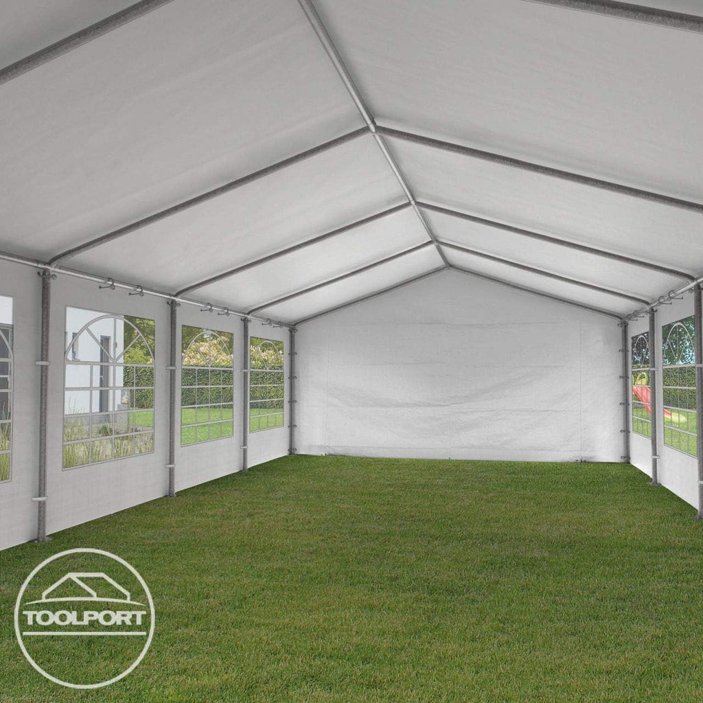 TOOLPORT Tente de réception 3x2 m pavillon Blanc bache PE 350 N imperméable Tente de Jardin