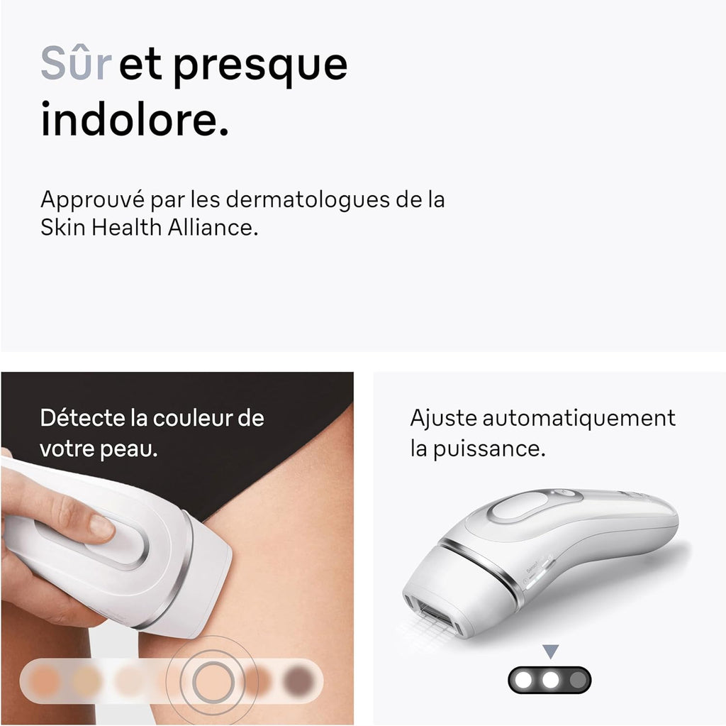 Braun épilateur à Lumière Pulsée Silk·expert Pro 3 PL3230, épilation Semi-Définitive Pour Jusqu'à 1 An De Peau Douce, Alternative Au , 3 Têtes Pour épiler Jambes, Visage, Maillot Et Plus
