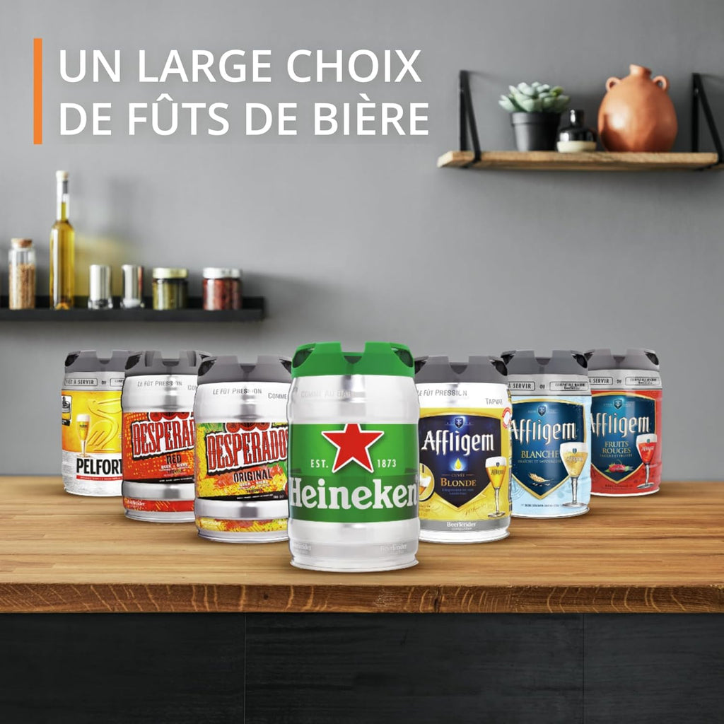 Krups Beertender Compact Ultimate  machine à bière pression  Mousse et température parfaites  F?ts 5 L  YY5603FD
