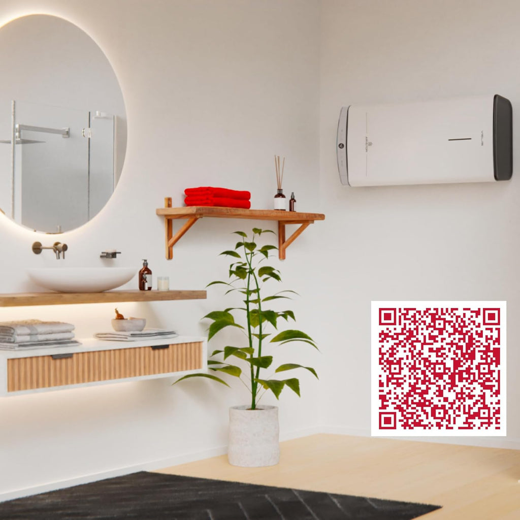 Ariston VELIS DUNE 45 litres - Chauffe-eau électrique Ultra-Plat - 13% d’Economies d’Energie - Con?u et fabriqué pour être installé en France.
