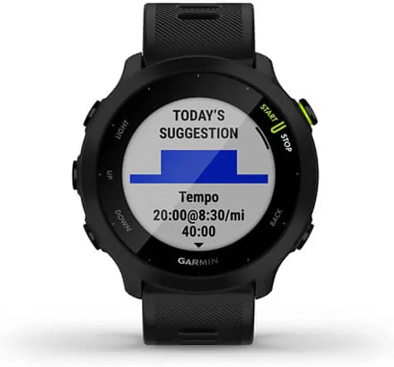 Garmin Forerunner 55 hardloophorloge – zijaanzicht