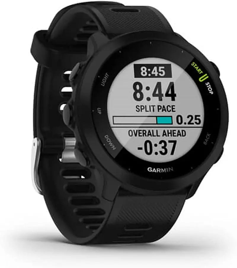 Garmin Forerunner 55 hardloophorloge – schuin aanzicht