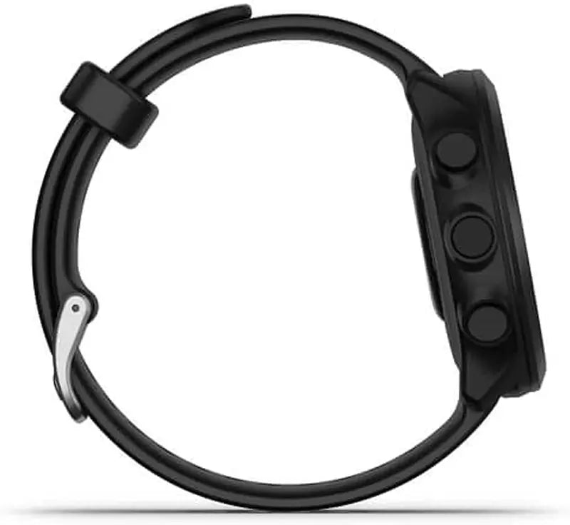 Garmin Forerunner 55 hardloophorloge – detail van bediening en knoppen