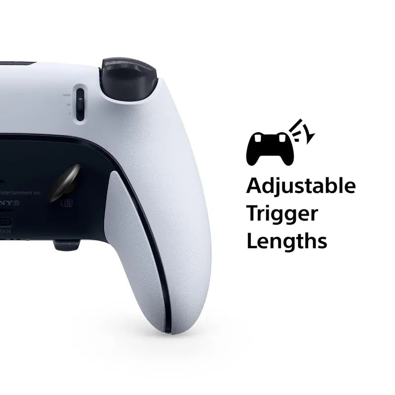 Controller aangesloten op een PS5 console