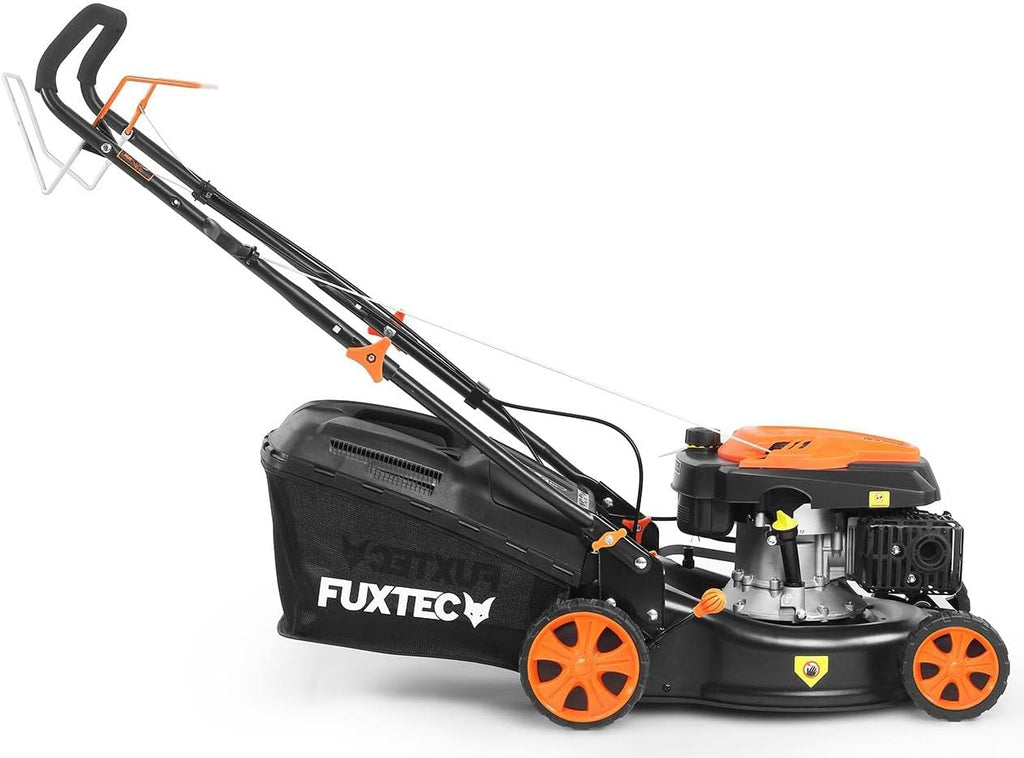 FUXTEC FX-RM4646ECO benzinegrasmaaier, onderhoudsluik detail