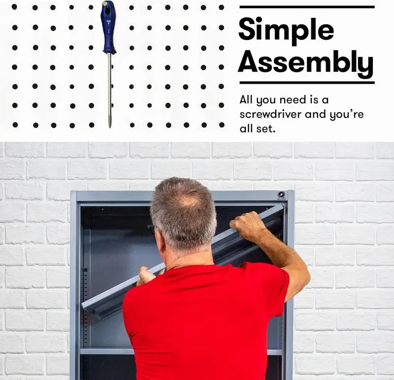 Fedmax stalen garagekast – rechthoekig stalen frame