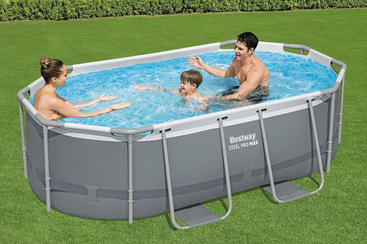 Bestway Power Steel Pool Oval – Gesamtansicht