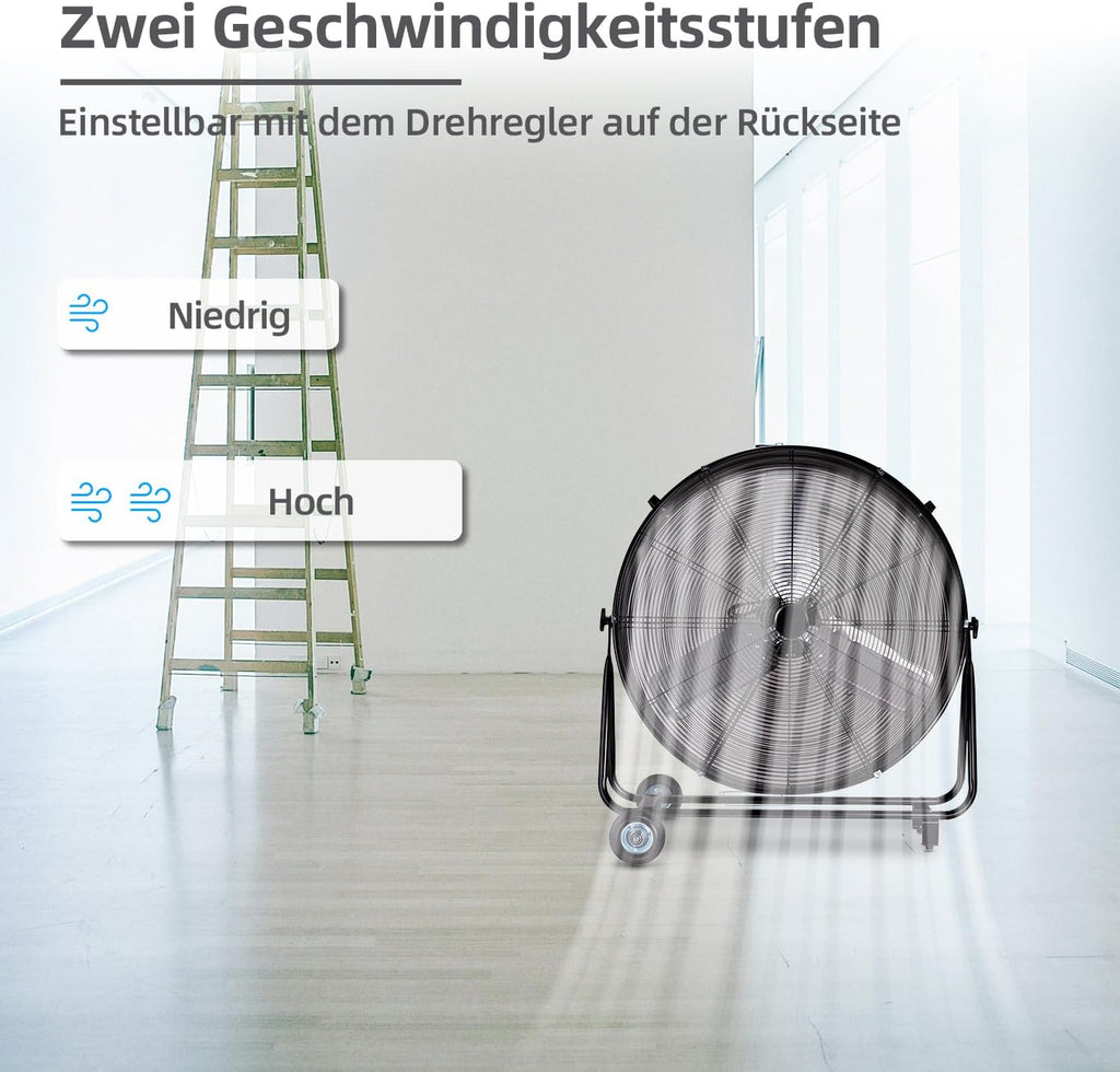 Aluminiumflügel und Spinnennetz-Schutzgitter im Detail