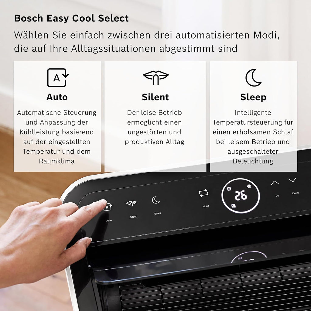 Bosch Cool 4000 Mobiles Klimagerät - 3-in-1: Klimagerät – Lieferumfang 10/66