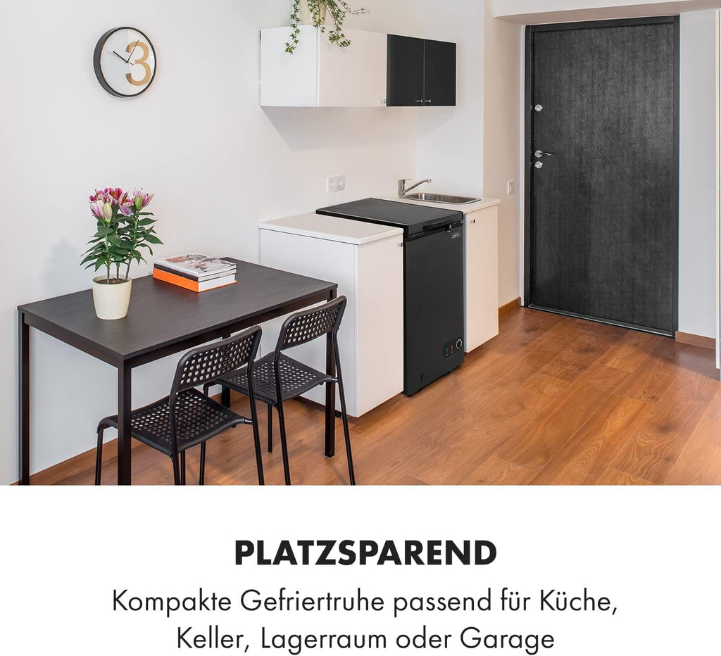 Klarstein Iceblock 80 Gefriertruhe in Kompaktbauweise