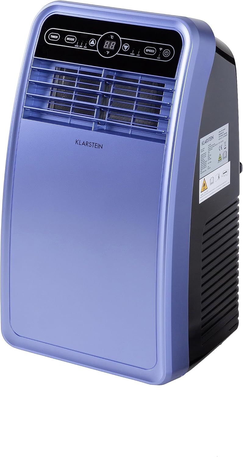 Klarstein Mobile Klimaanlage 9000 BTU 4-in-1 mit Abluftschlauch, Ventilator, Entfeuchter