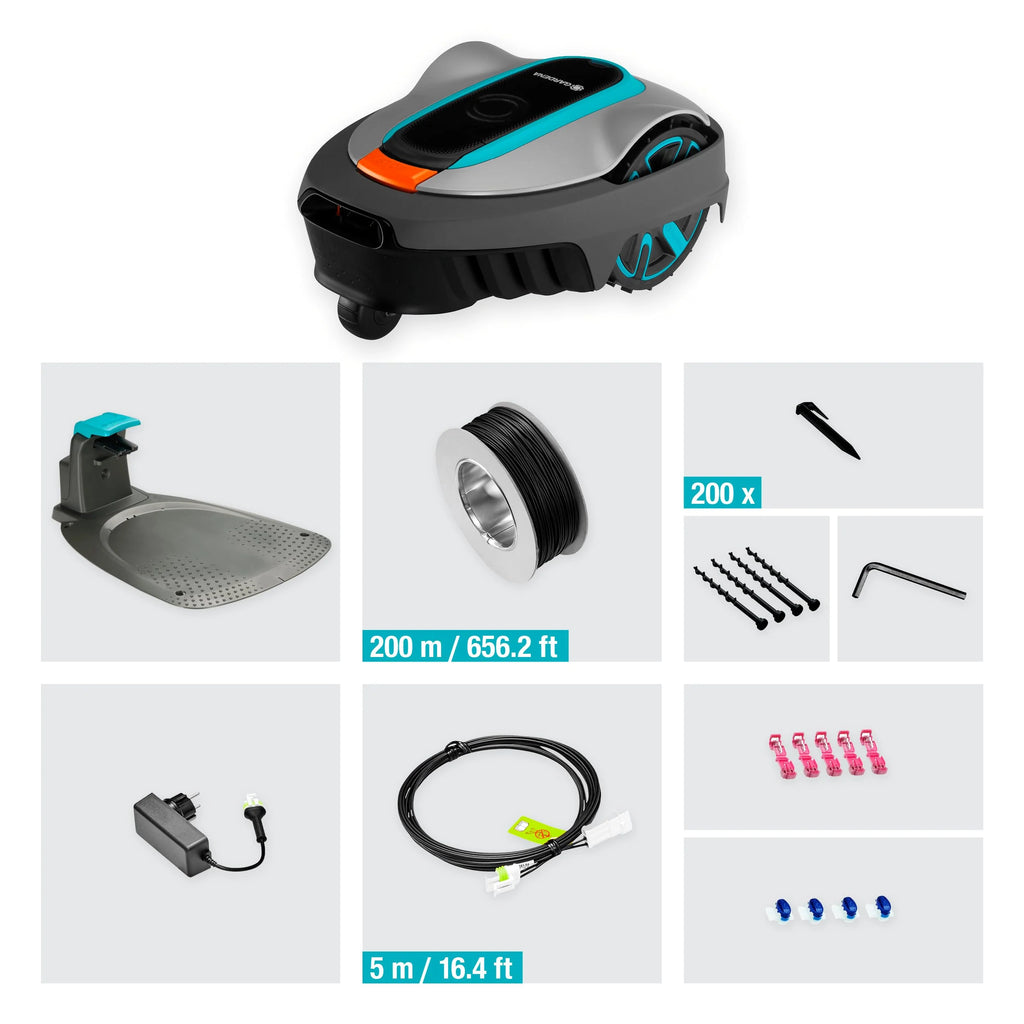 Gardena SILENO minimo robotmaaier, graszode maaipatroon