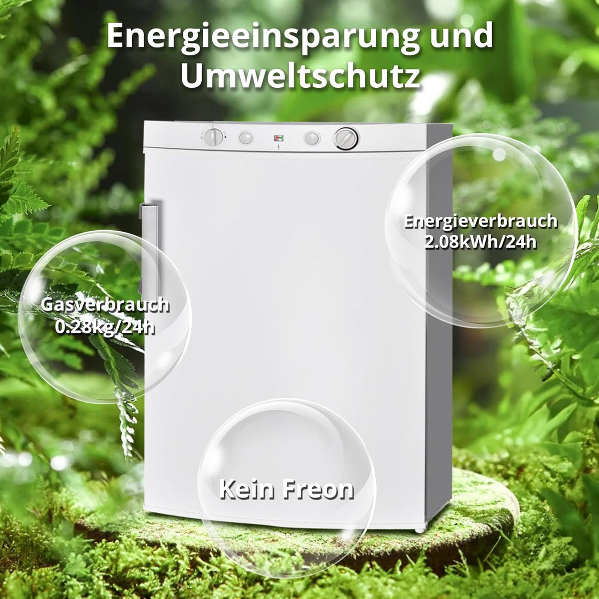 Lieferumfang des Gaskühlschranks