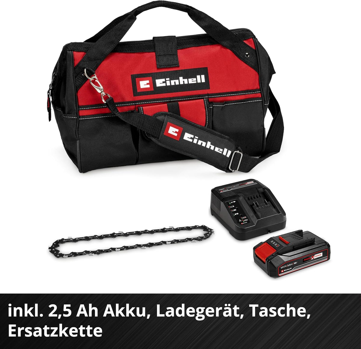 Einhell GE-PS 18/15 Li Akku-Astsäge – Materialdetail
