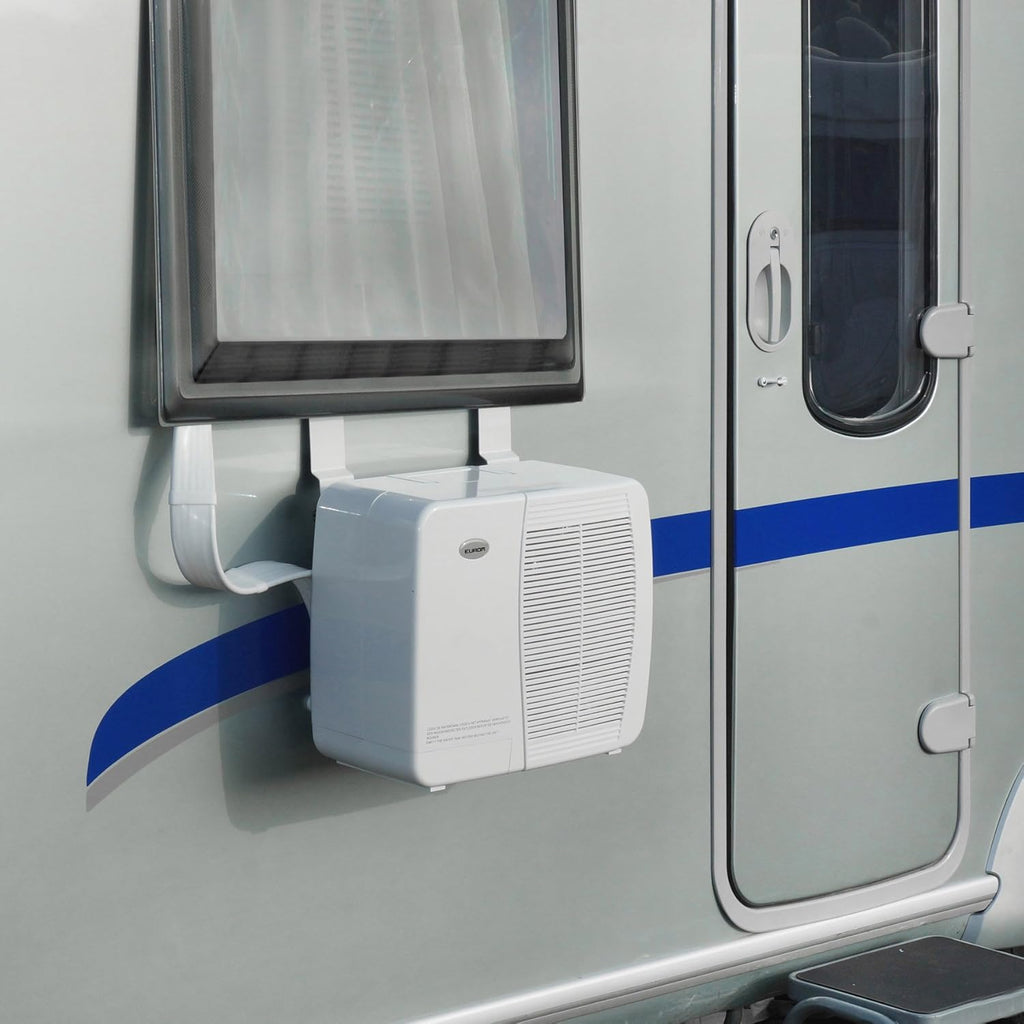 EUROM Split Climatiseur AC2401 pour caravane  camping-car  bateau  bus  camping-car  caravane  mobil-home | Climatiseur mobile avec 2400 BTU | Modèle amélioré du légendaire climatiseur AC2400