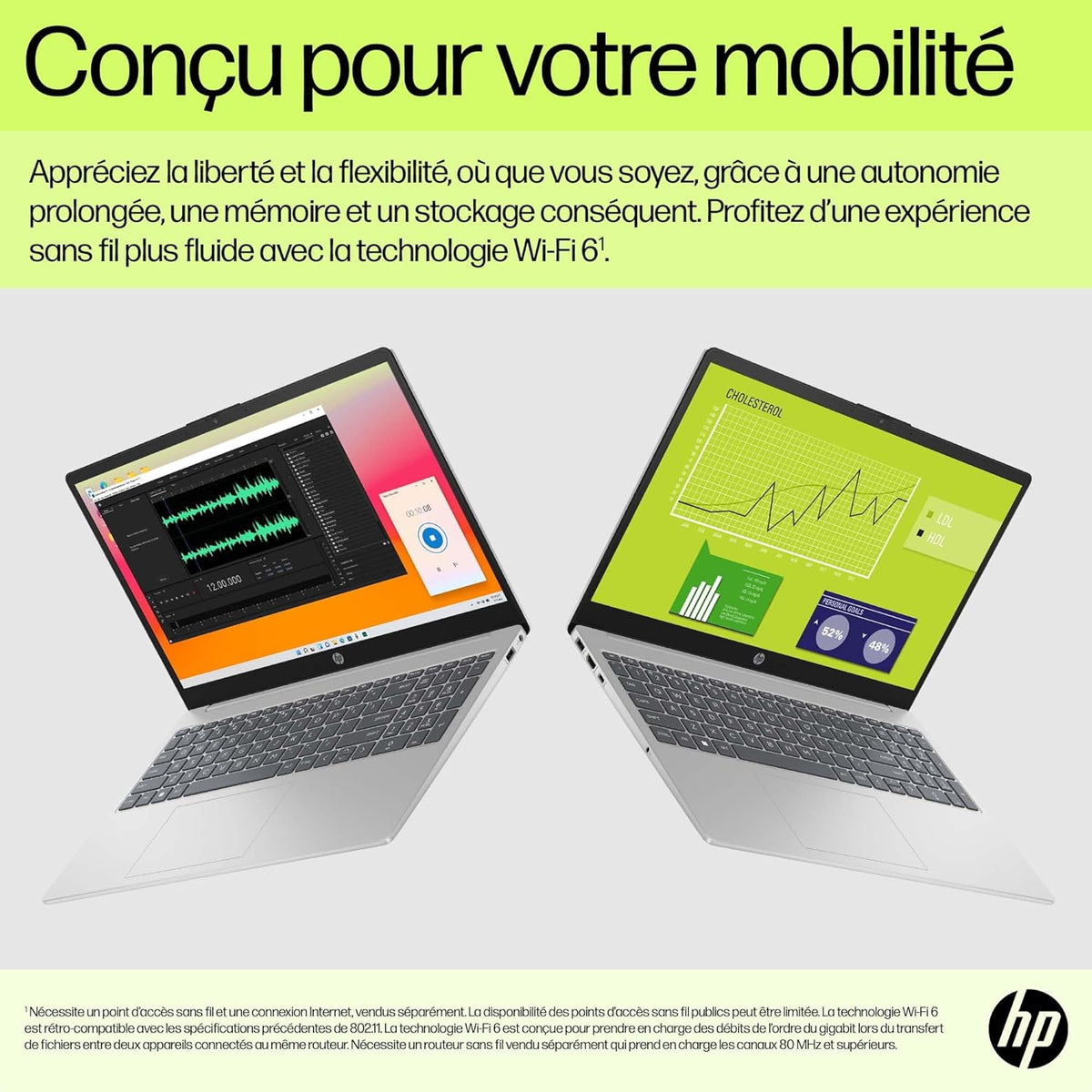 HP 15-fd0004sf Ordinateur Portable 15 6" FHD  PC Portable (Intel Core i3-N305  RAM 8 Go  SSD 512 Go  Intel UHD Graphics  Windows 11)  Laptop Argent  Clavier AZERTY