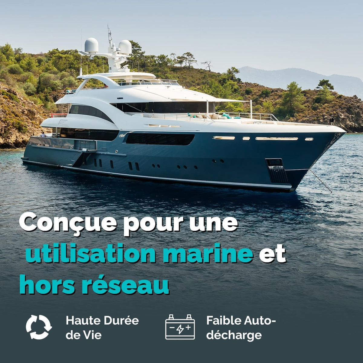 Batterie AGM 100Ah 12V Décharge Profonde Sans Entretien étanche – Accumulateur Idéal pour Panneaux Solaires, Camping-Car, Voiture, Bateau, Fourgon Aménagé, Systèmes Photovolta?ques, énergie Solaire,