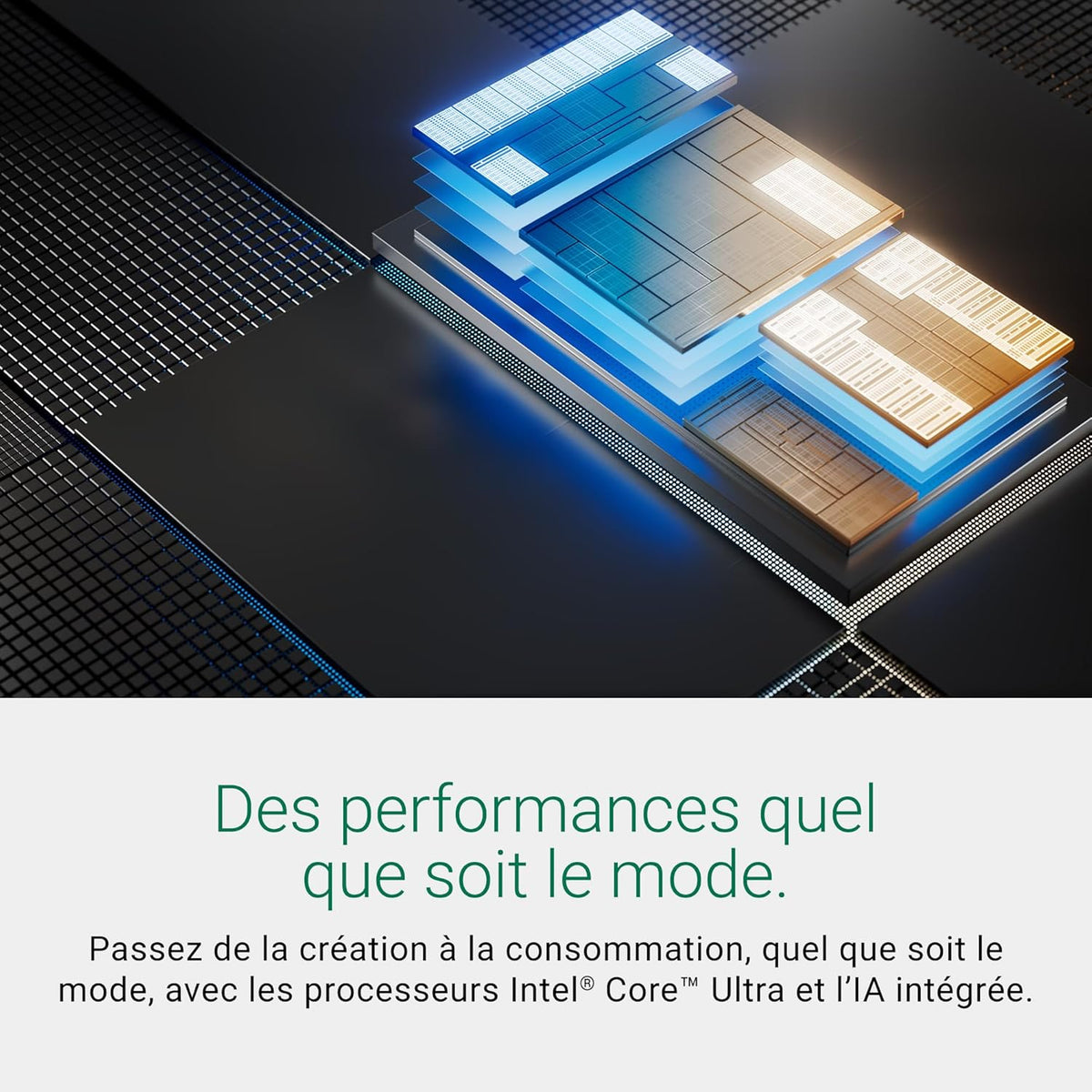 Dell Inspiron 16 PC Portable 2-en-1 écran 16" FHD+ (1920 x 1200)  Intel Core Ultra 5 Series 1  Graphique Intel  16 Go RAM  512 Go SSD  Windows 11 Home  Clavier AZERTY rétroéclairé  Bleu