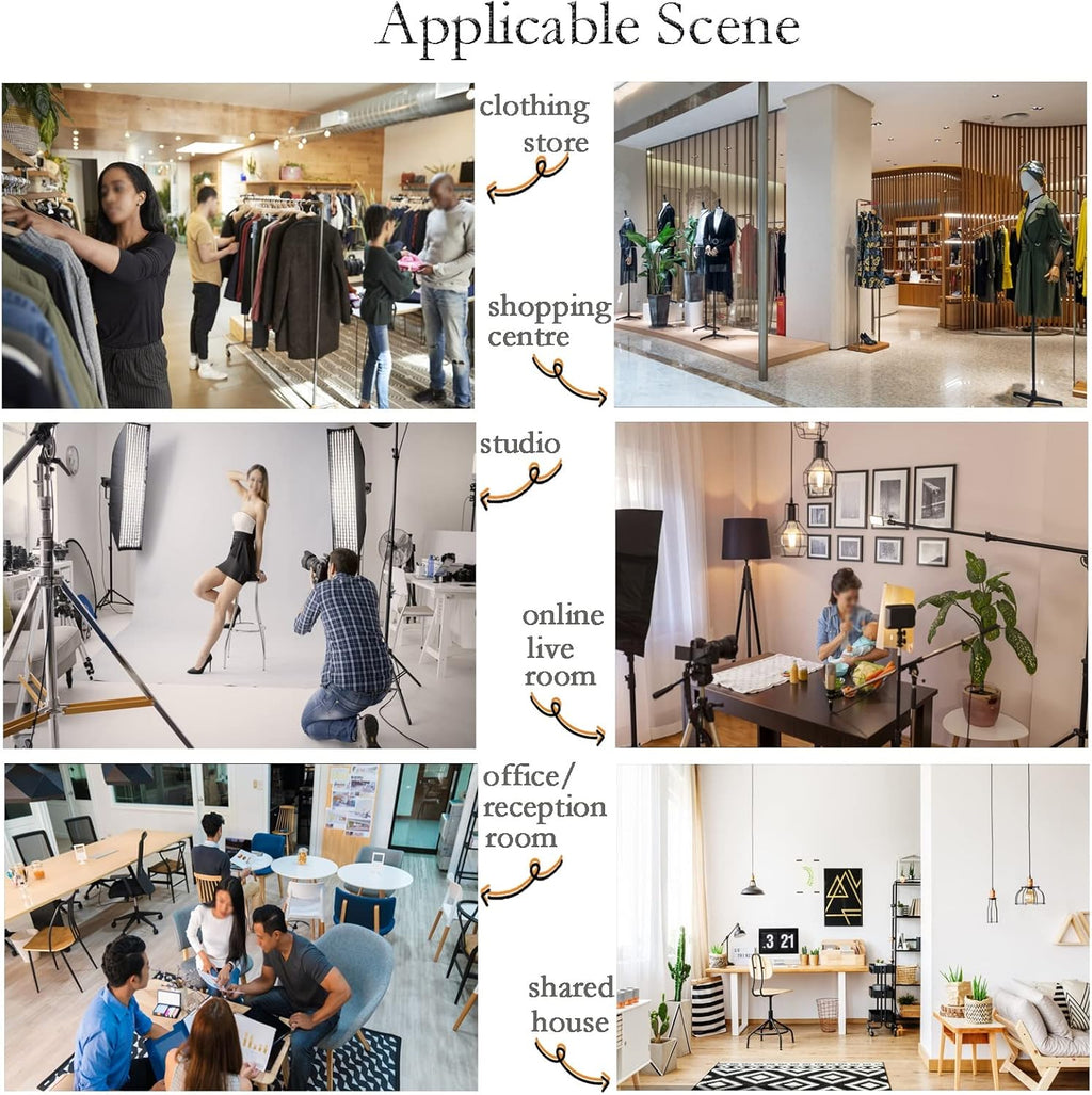 FWTXZTER Mobile Cabine D'essayage, Magasin De Vêtements Salle D'essayage, écran de Confidentialité pour Le Changement de Vêtements dans Un Centre Commercial Un Studio et Un Dortoir
