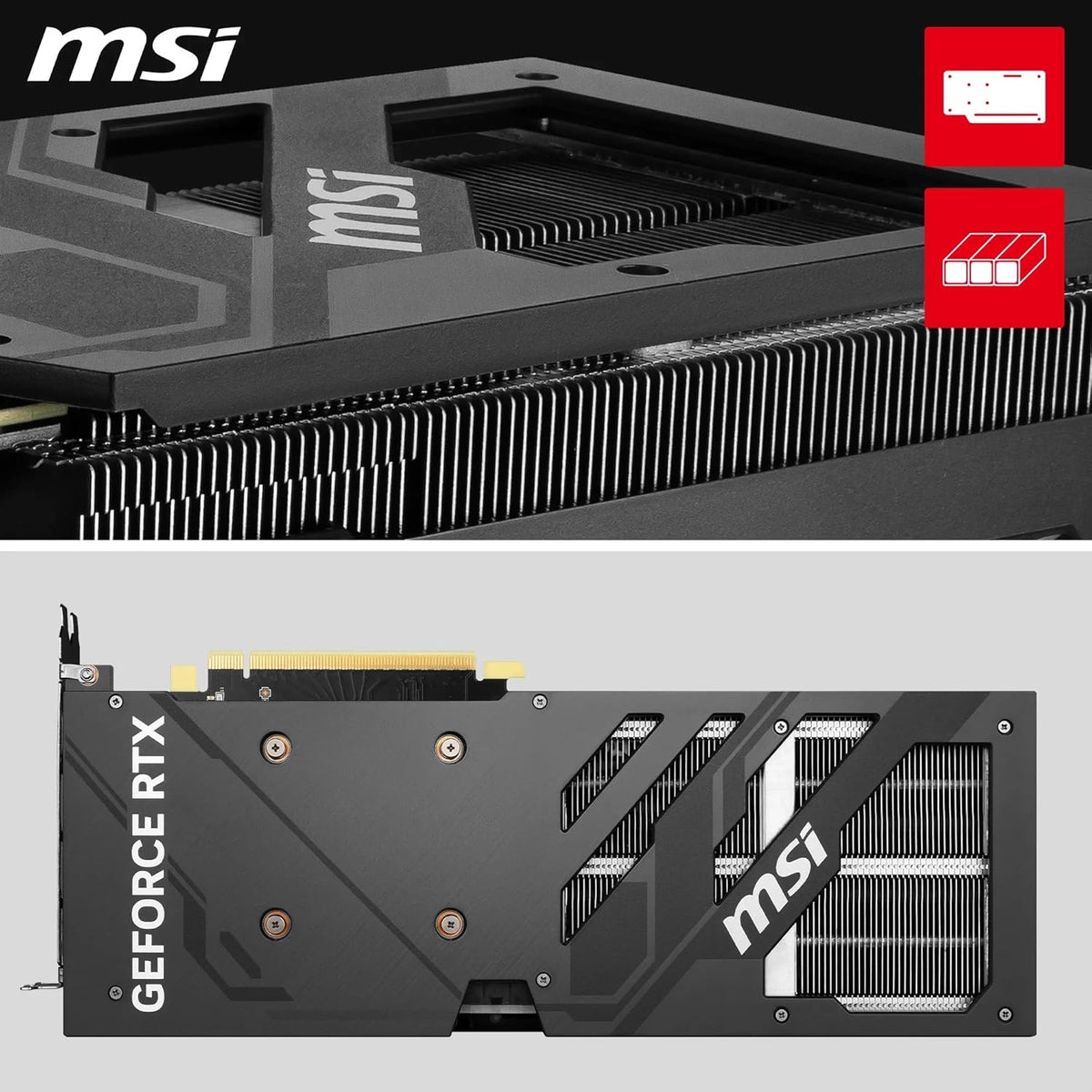 MSI GeForce RTX 4060 Ti Ventus 3X E 8G OC Carte Graphique - 8 Go GDDR6 (18 GB/s 128-bit)  PCIe 4.0-3 x Ventilateurs TORX 4.0 - HDMI 2.1a  DisplayPort 1.4a