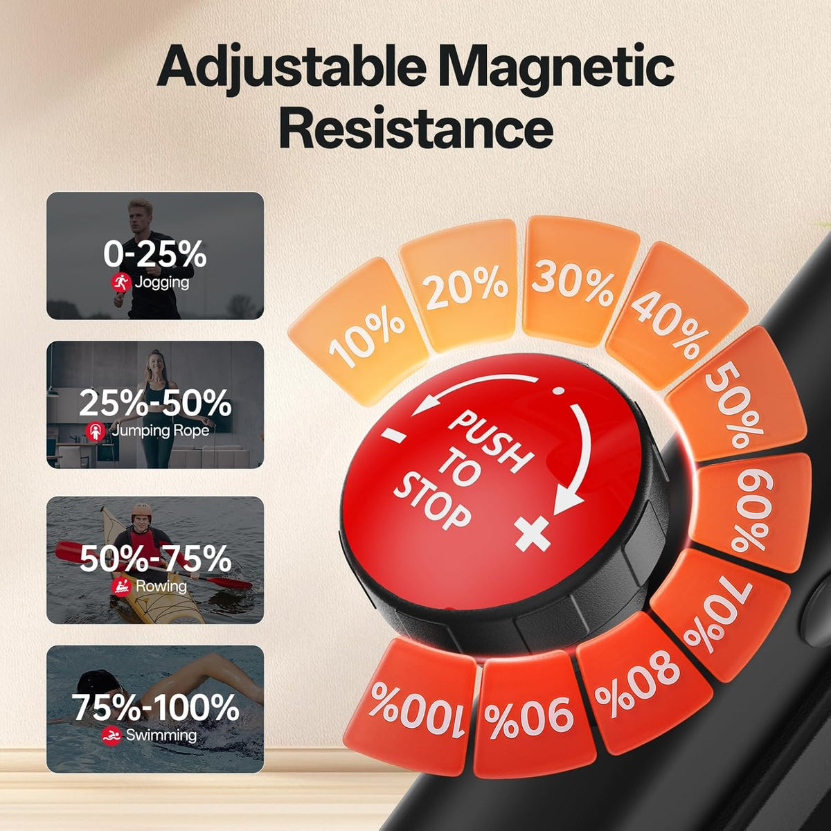 Pasyou VéLo D'Appartement Avec RéSistance MagnéTique, VéLo De Fitness, Entra?Nement Cardio En Salle Velo Spinning, Stationnaires à La Maison Avec Moniteur, Support De Tablette