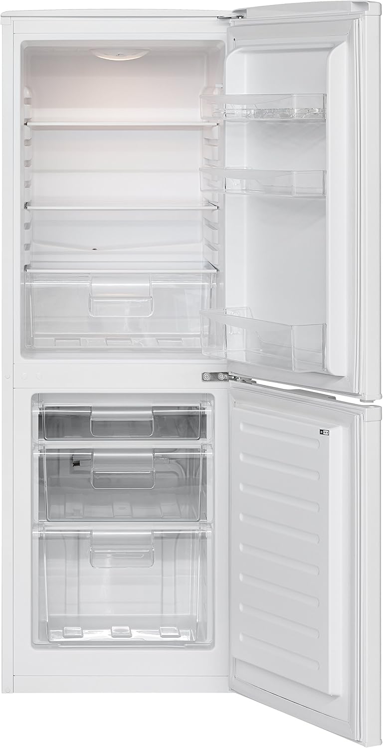 Réfrigérateur - congélateur Bomann KG 320 - Classe énergétique A+++ - Hauteur : 143,80 cm - 163 kWh/an - Réfrigérateur de 112 litres - Congélateur de 48 litres Wei?
