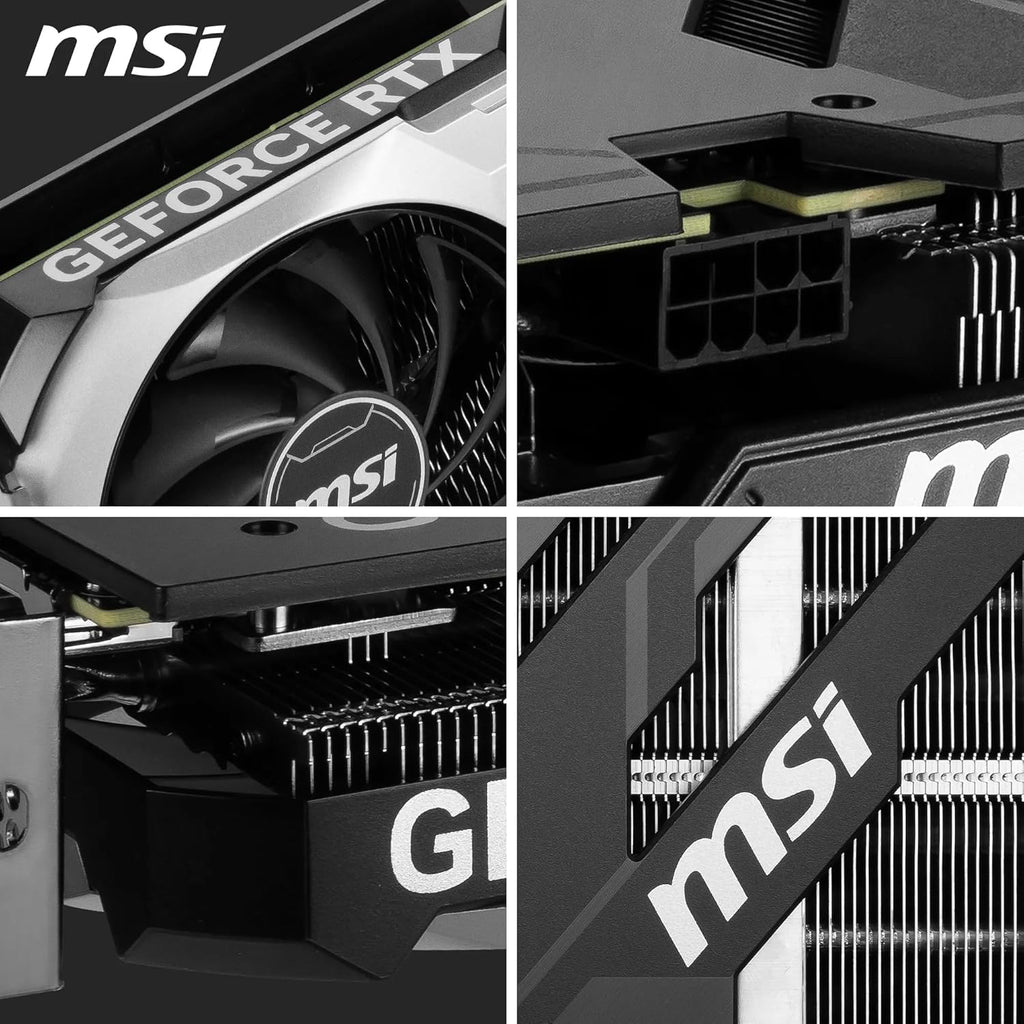 MSI GeForce RTX 4060 Ti Ventus 3X E 8G OC Carte Graphique - 8 Go GDDR6 (18 GB/s 128-bit)  PCIe 4.0-3 x Ventilateurs TORX 4.0 - HDMI 2.1a  DisplayPort 1.4a