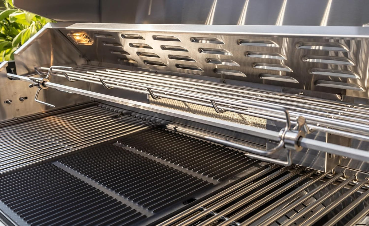 Ondis24 Cuisine d'extérieur Barbecue à gaz Réfrigérateur évier en acier inoxydable