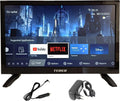 TéBER. Téléviseur Intelligent 18,5 Pouces - 12v/24v/230v - Android 11 - Full HD. Grande résolution 1920x1080. DVB-S2/C/T2/T. pour Camping-Cars, Cuisines, Chambres, Bateaux, camions (19").
