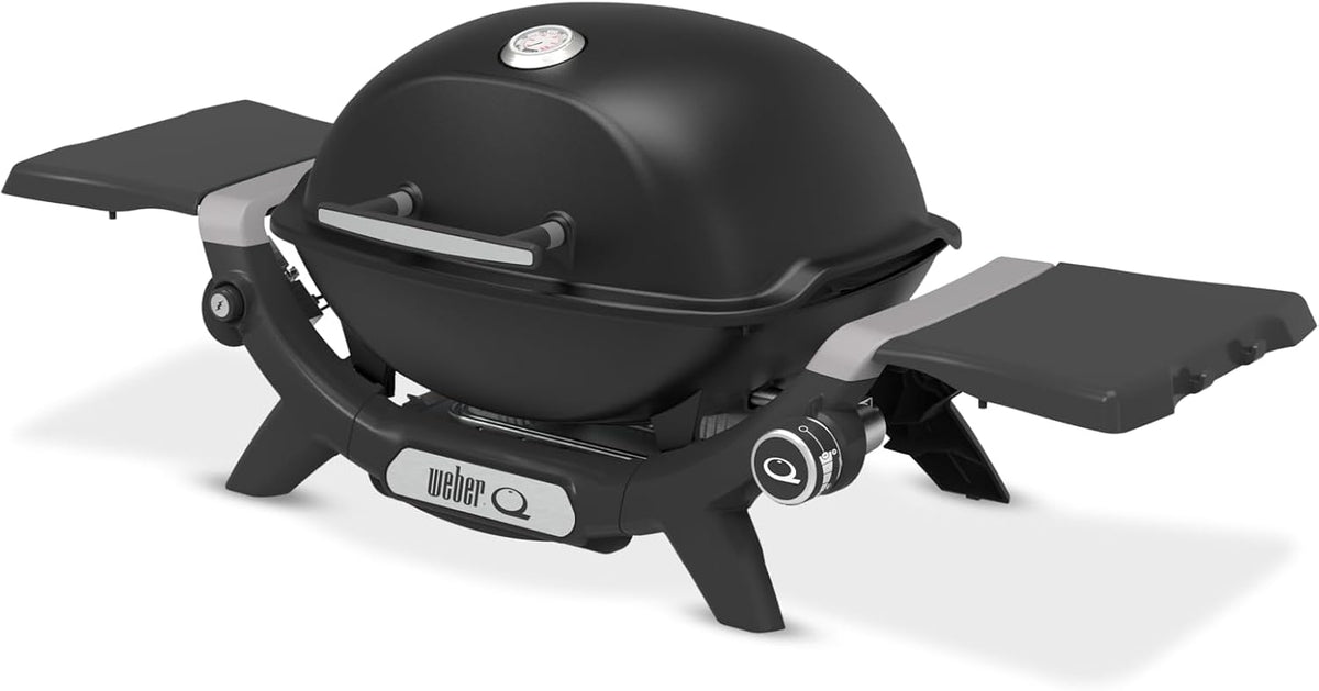 Weber Q 1200N Gasgrill Schwarz – Seitenansicht