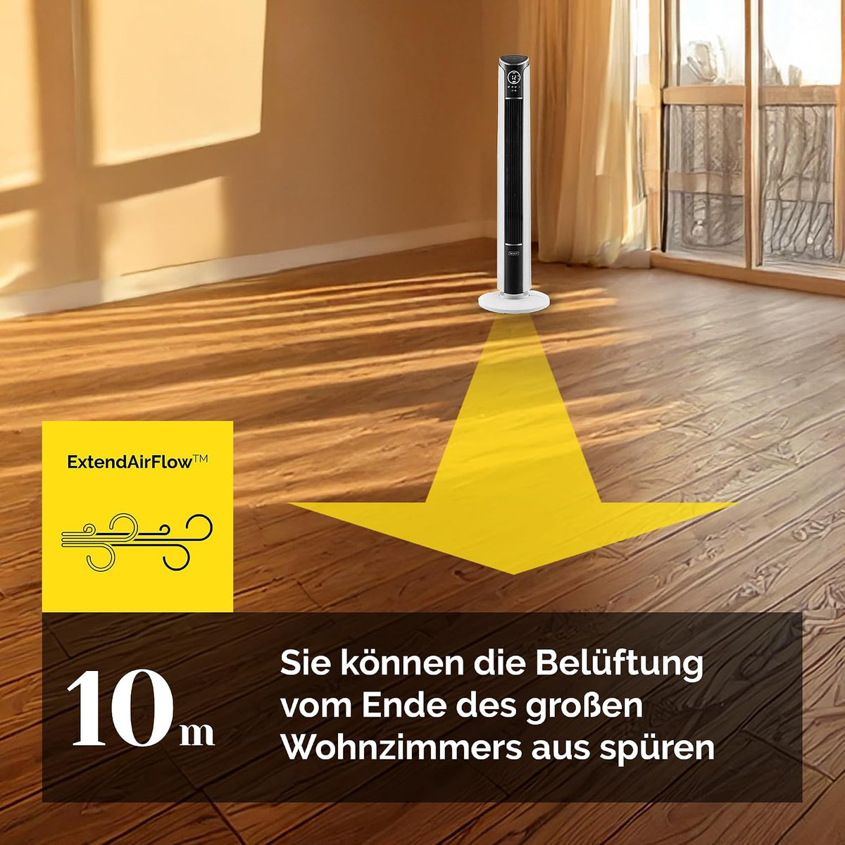 Fernbedienung des Yoer Turmventilators