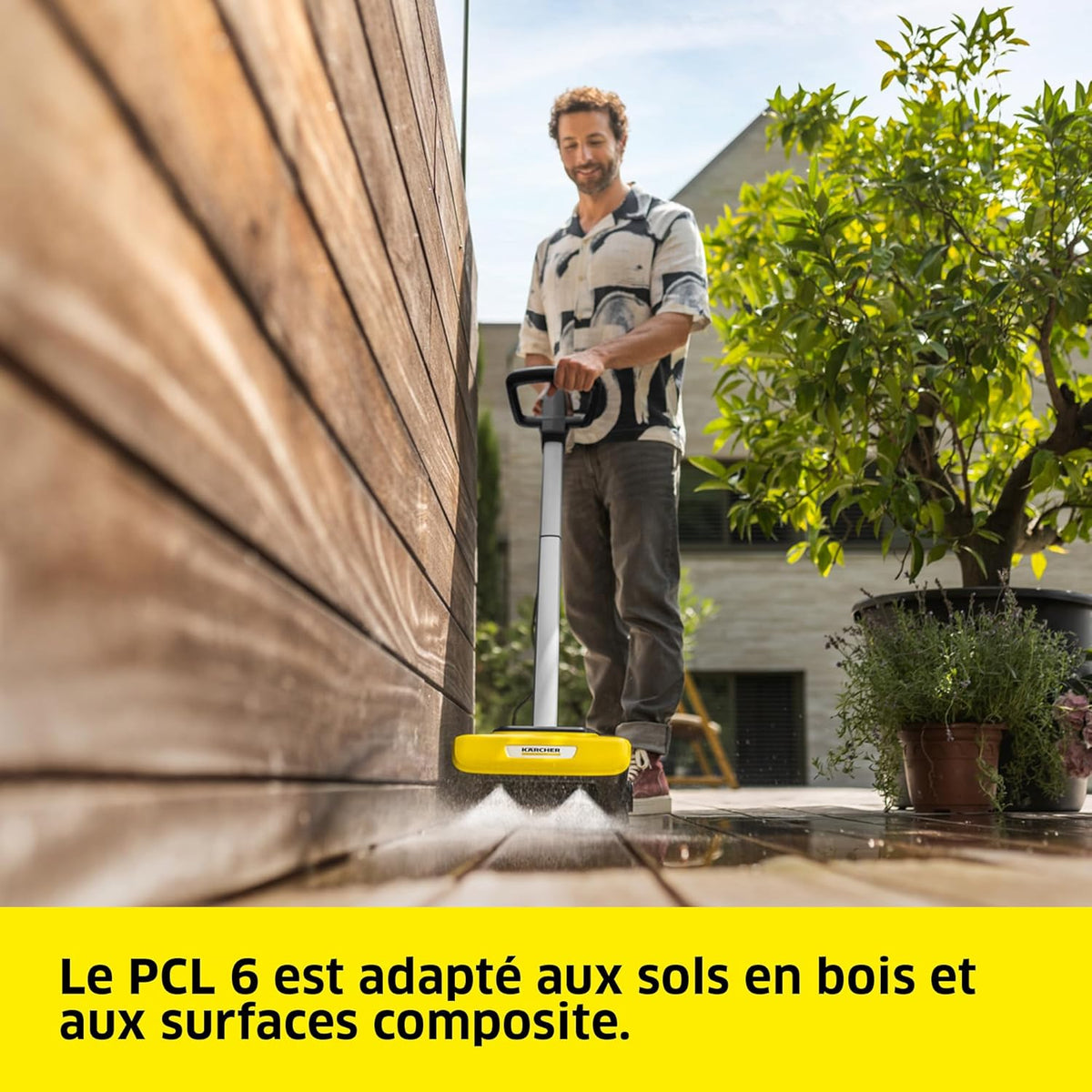 PCL 6 in gebruik op natuurstenen tegels