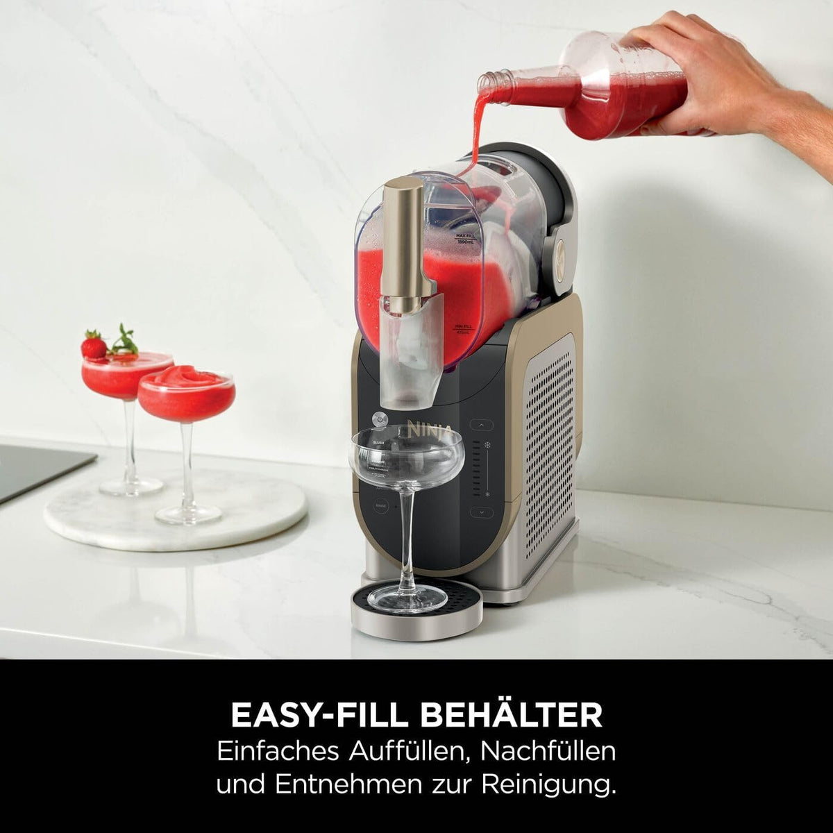 Produktbild: Ninja SLUSHi Maschine für Slush – Detailansicht Bedienelemente