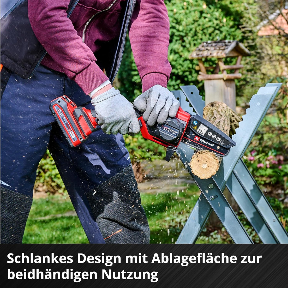 Einhell GE-PS 18/15 Li Akku-Astsäge – Maße und Ausstattung