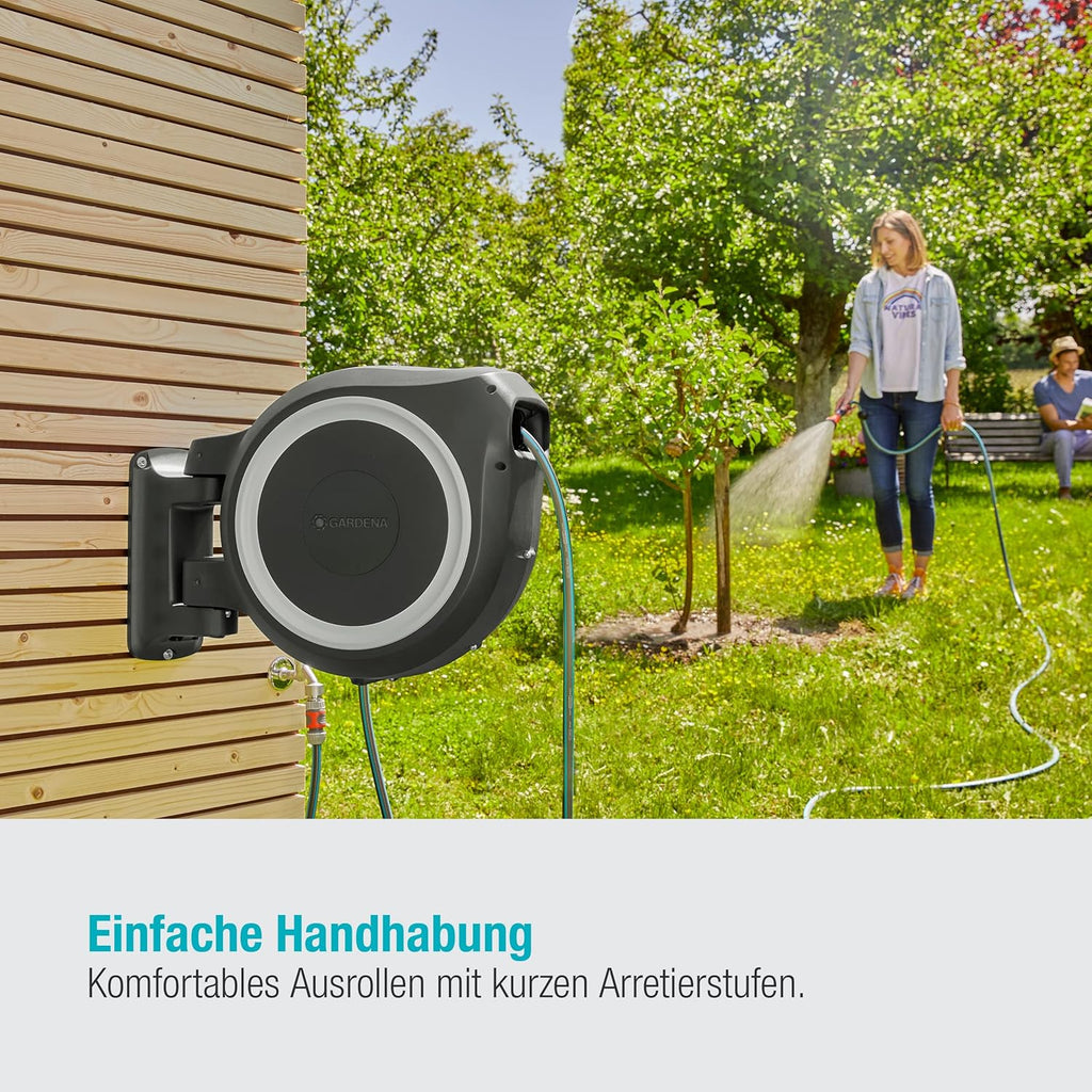 Gardena Original Wand-Schlauchbox RollUp L (weiß) 30 m: flex – Detailansicht 3/8