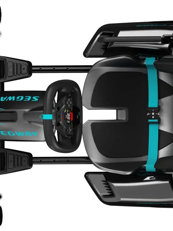 Segway Go Kart Pro 2 met berijder op weg