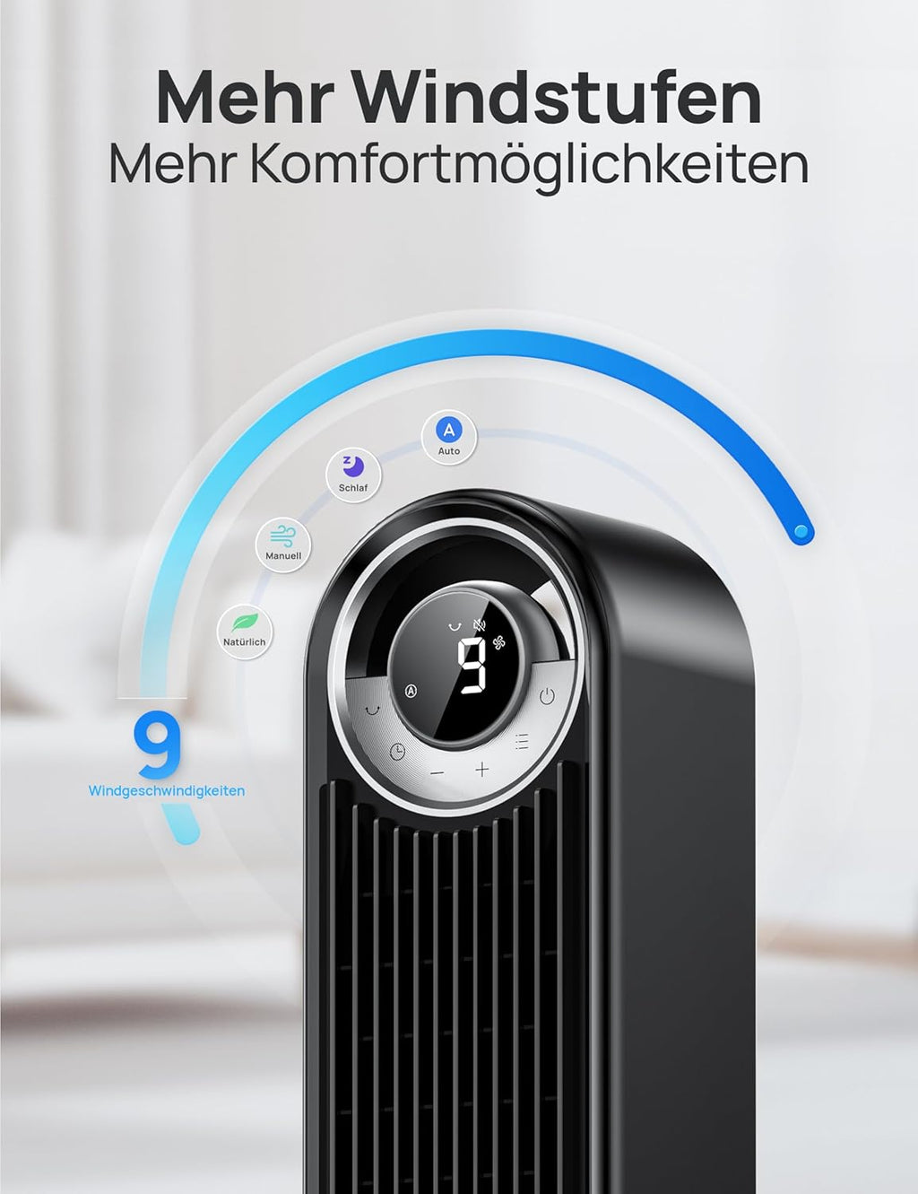 Seitlicher Luftaustrittskanal