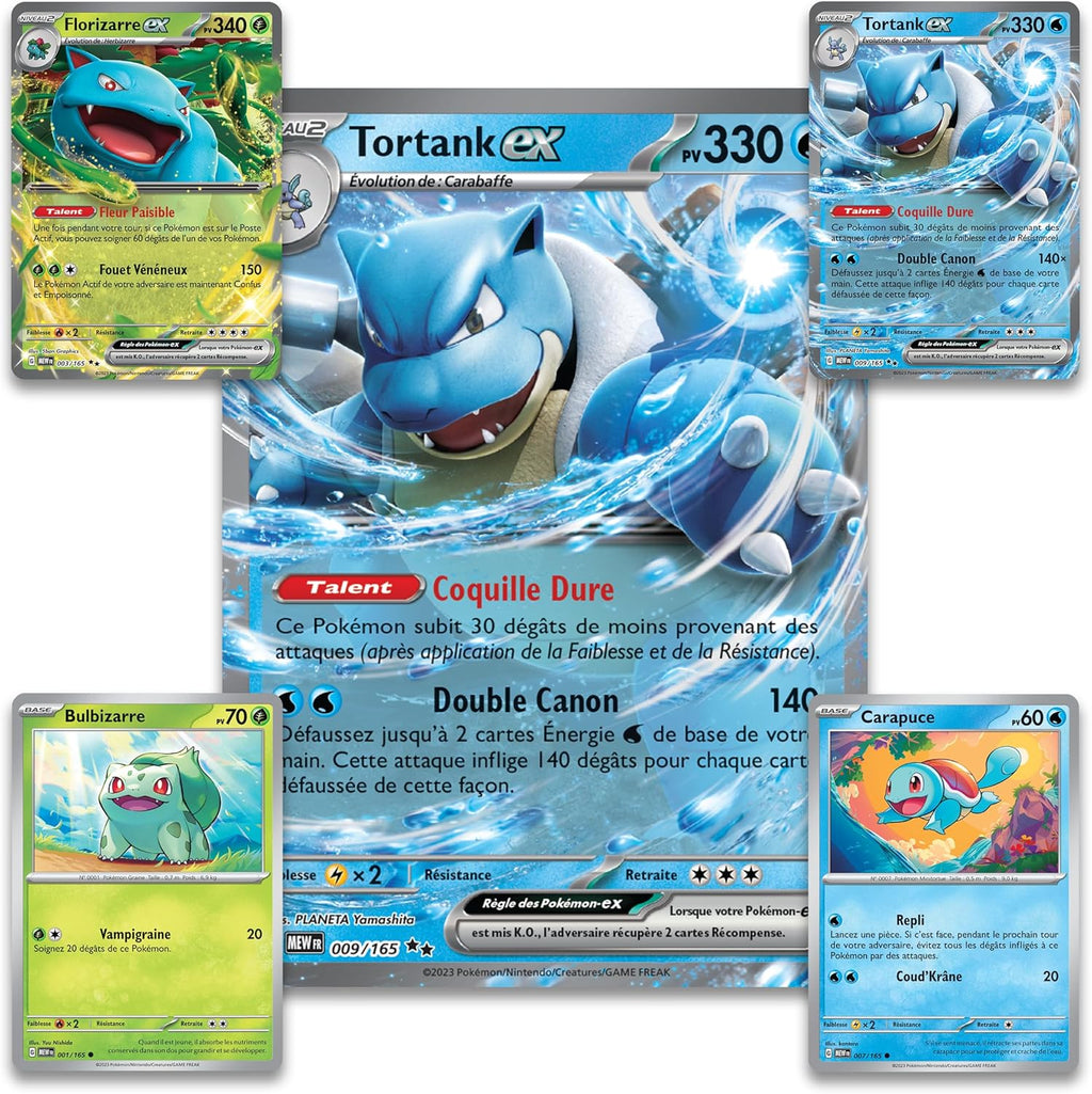 Pokémon: Collection Premium Eaux Florissantes du JCC Pokémon (4 Cartes Promo Brillantes  1 Carte Grand Format Brillante et 12 boosters)